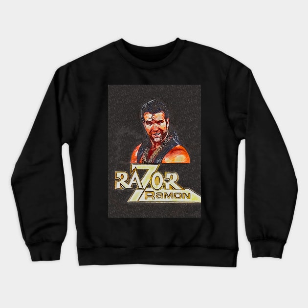 RIP Razer Ramon, Scott Hall Crewneck Sweatshirt by Boztik-Designs